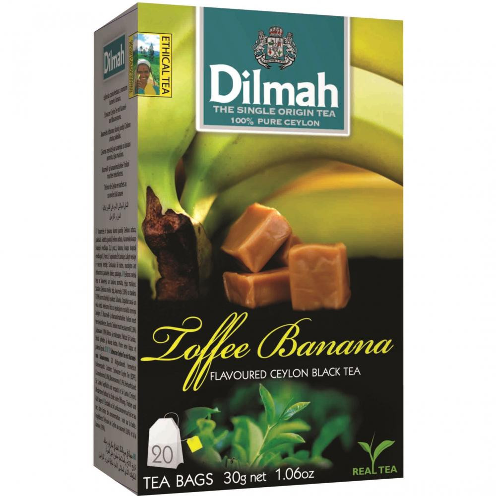 Dilmah Чай черный пакетированный Ириска и банан 1.5 г х 20 шт (9312631142235) - зображення 1