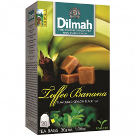 Dilmah Чай черный пакетированный Ириска и банан 1.5 г х 20 шт (9312631142235)