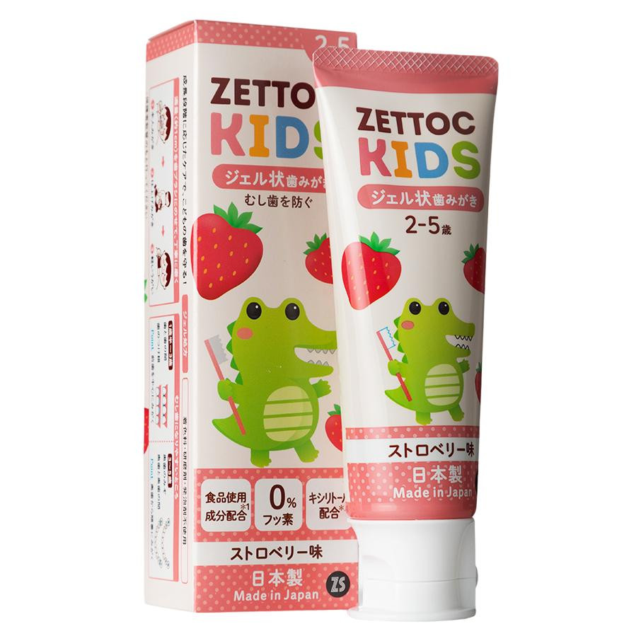 Zettoc Дитяча зубна паста  Nippon Полуниця 60 г (4582118955305) - зображення 1