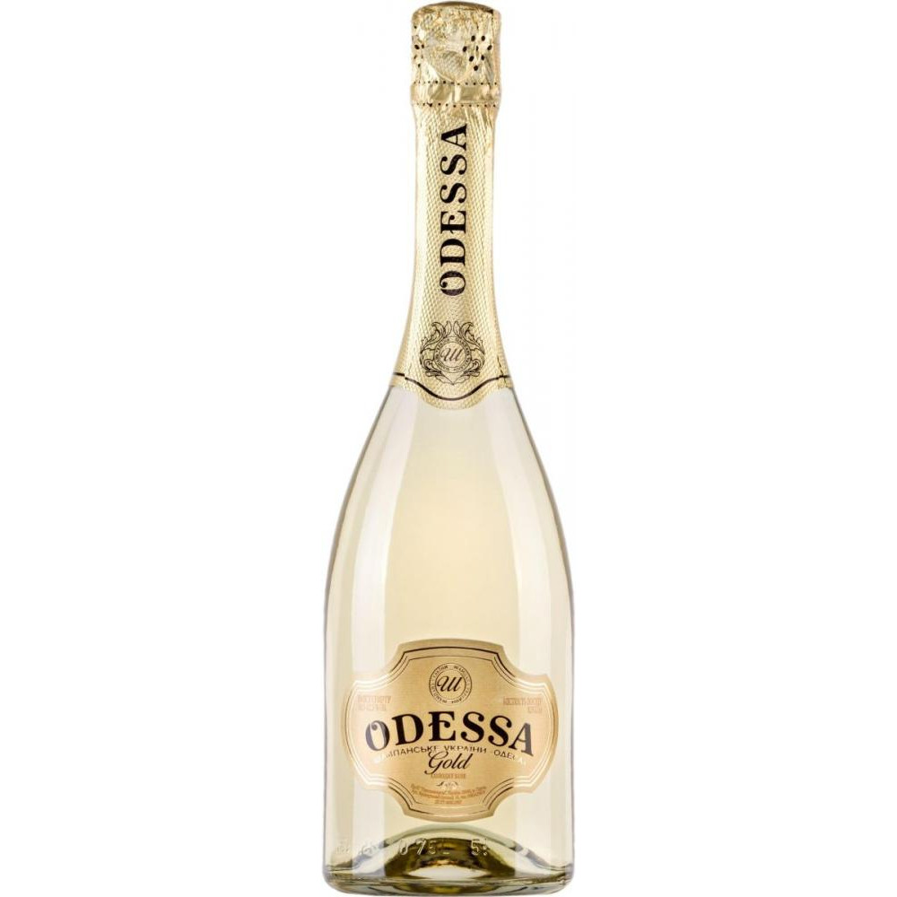 Odessa Prestige Ігристе вино  біле солодке 0,75л 10,5-12,5% (4820213960030) - зображення 1