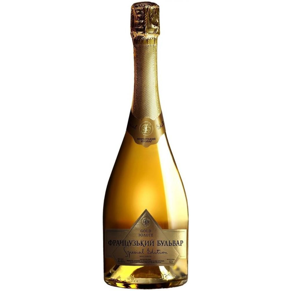 Французский Бульвар Вино ігристе  Special Edition Gold солодке біле 0.75 л 10.5-13.5% (4820004383369) - зображення 1
