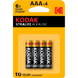 Kodak AAA bat Alkaline 4шт XtraLife 30951990