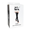 Art of Sex Lora з відкритими пальцями та п'ятою, розмір L, чорні (SO7364) - зображення 4