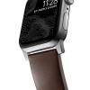 Nomad Ремешок  Modern Strap Silver/Brown for Apple Watch 44mm/42mm (NM1A4RSM00) - зображення 5