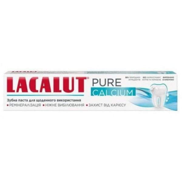 Lacalut Pure Calcium Зубна паста 75 ml - зображення 1
