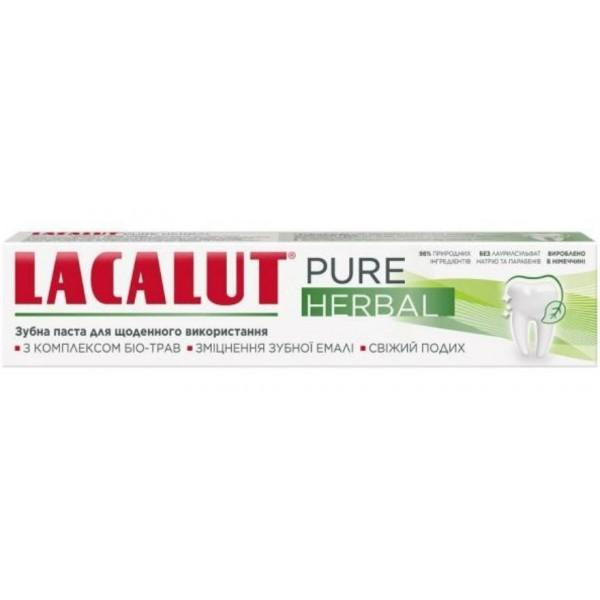 Lacalut Pure Herbal Зубна паста 75 ml - зображення 1
