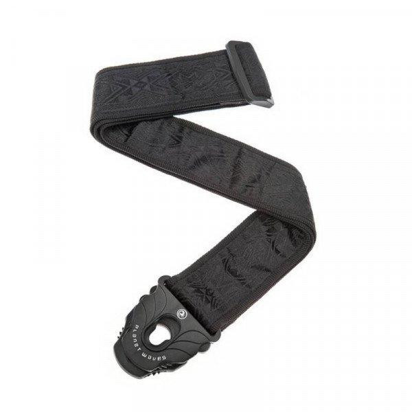 Planet waves PW50PLB01 Planet Lock Guitar Strap, Black Satin - зображення 1