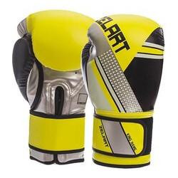 Zelart Перчатки боксерские BO-1335, размер 12oz, лимонный/черный