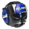 Zelart Шлем боксерский BO-1320, размер L, черный/синий - зображення 1