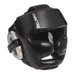 Zelart Шлем боксерский с полной защитой BO-1355, размер L, черный - зображення 1