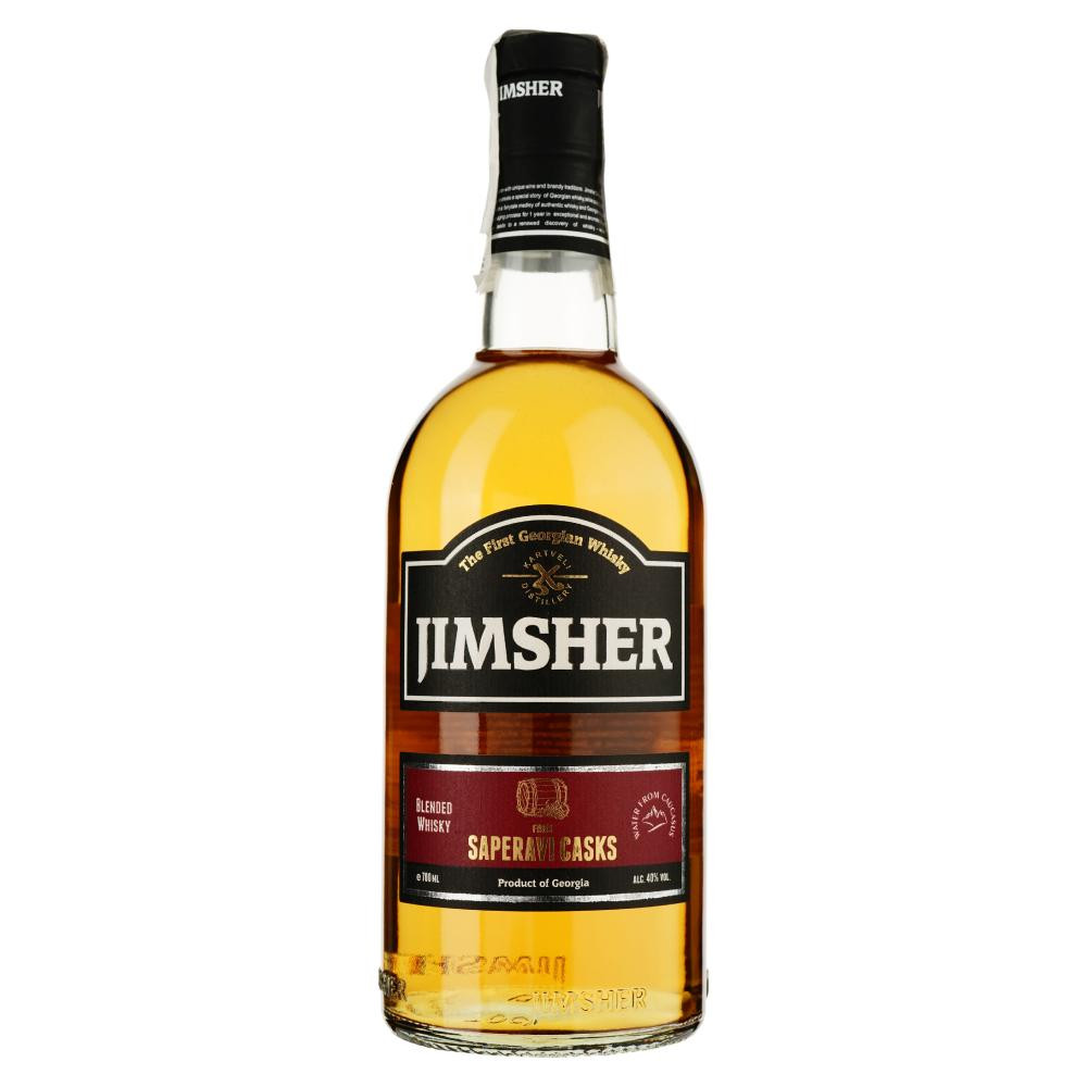 Jimsher Віскі  Saperavi Casks Blended Georgian Whisky, 40%, 0.7 л (4860111730038) - зображення 1