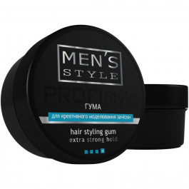   PROFIStyle Резина для креативного моделирования прически  Men's Style Hair Styling Gum Extra Strong Hold для му