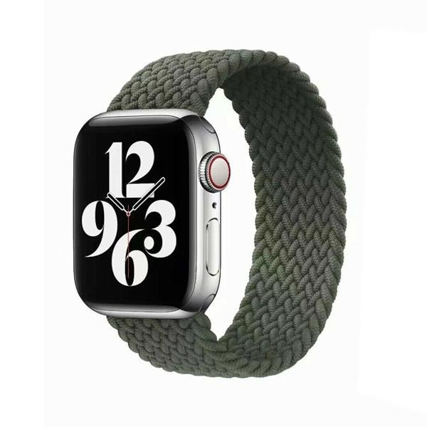 Crawford Technology Ремінець для Apple Watch 38mm/40mm Braided Solo Loop Inverness Green (L/150mm) - зображення 1