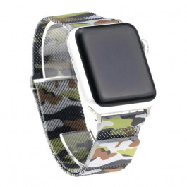 Epik Ремінець для Apple Watch 38mm/40mm Milanese Loop Watch Band Army Green