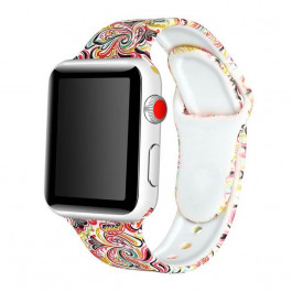 Epik Ремінець для Apple Watch 42mm/44mm Silicone Watch Band Multicolored Pattern