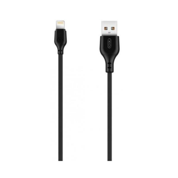 XO NB103 USB Type-A to Lightning 1m Black - зображення 1