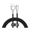 Baseus Cafule Series Metal Data Cable USB to IP 2.4A 1m Black (CALJK-A01) - зображення 1