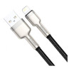 Baseus Cafule Series Metal Data Cable USB to IP 2.4A 1m Black (CALJK-A01) - зображення 2