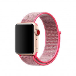 Epik Ремінець для Apple Watch 42mm/44mm Nylon Sport Loop Electric Pink