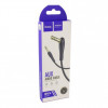 Hoco UPA14 AUX Elbow design audio cable TRS 3.5 1m Black (6931474712844) - зображення 5
