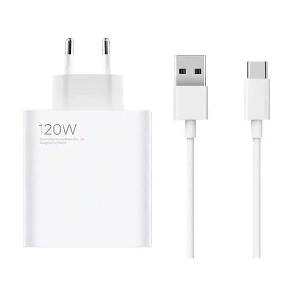Xiaomi 120W Charger + USB Type-C Cable White (BHR6034EU) - зображення 1