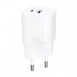 Proove Silicone Power Plus 30W USB-C + USB-A White