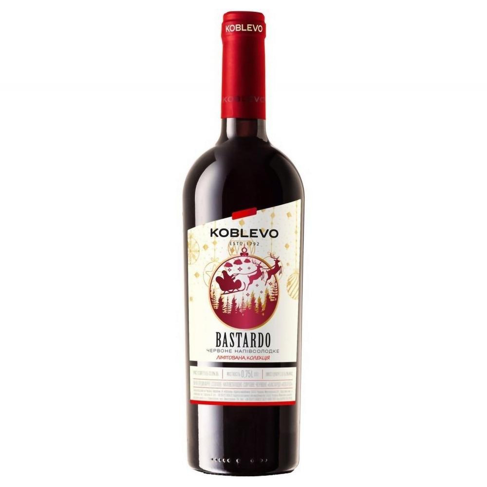 Коблево Вино  Бастардо, 9,5-12%, 0,75 л (260694) (4820004921066) - зображення 1