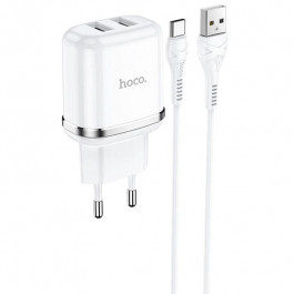 Hoco N4 Aspiring + USB Type-C White