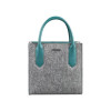 BlankNote Жіноча сумка шкіряна  bn-bag-28-felt-tiffany Сіра - зображення 9