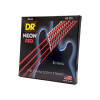 DR Струны для бас-гитары  NRB5-45 Hi-Def Neon Red K3 Coated Medium Bass 5 Strings 45/125 - зображення 2