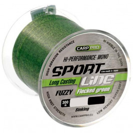 Carp Pro Sport Line Fuzzy Flecked Green / 0.310mm 300m 7.0kg (CP2403-0310)
