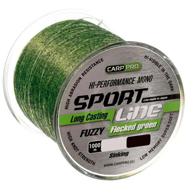 Carp Pro Sport Line Fuzzy Flecked Green / 0.335mm 1000m 7.8kg (CP2410-0335) - зображення 1