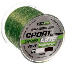 Carp Pro Sport Line Fuzzy Flecked Green / 0.351mm 1000m 8.8kg (CP2410-0351)