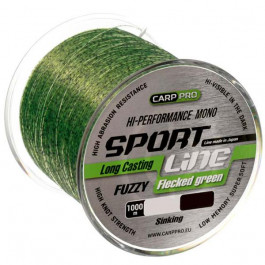 Carp Pro Sport Line Fuzzy Flecked Green / 0.235mm 1000m 4.1kg (CP2410-0235)