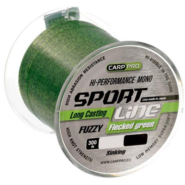 Carp Pro Sport Line Fuzzy Flecked Green / 0.286mm 300m 6.0kg (CP2403-0286) - зображення 1