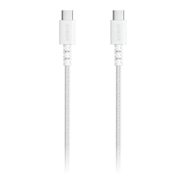 Anker USB Type-C to Type-C 0.9m PowerLine Select+ White (A8032H21) - зображення 1