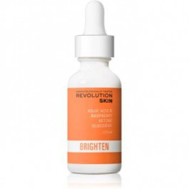 Revolution Skincare Brighten Kojic Acid & Raspberry Ketone Glucoside освітлююча зволожуюча сироватка для вирівнювання то