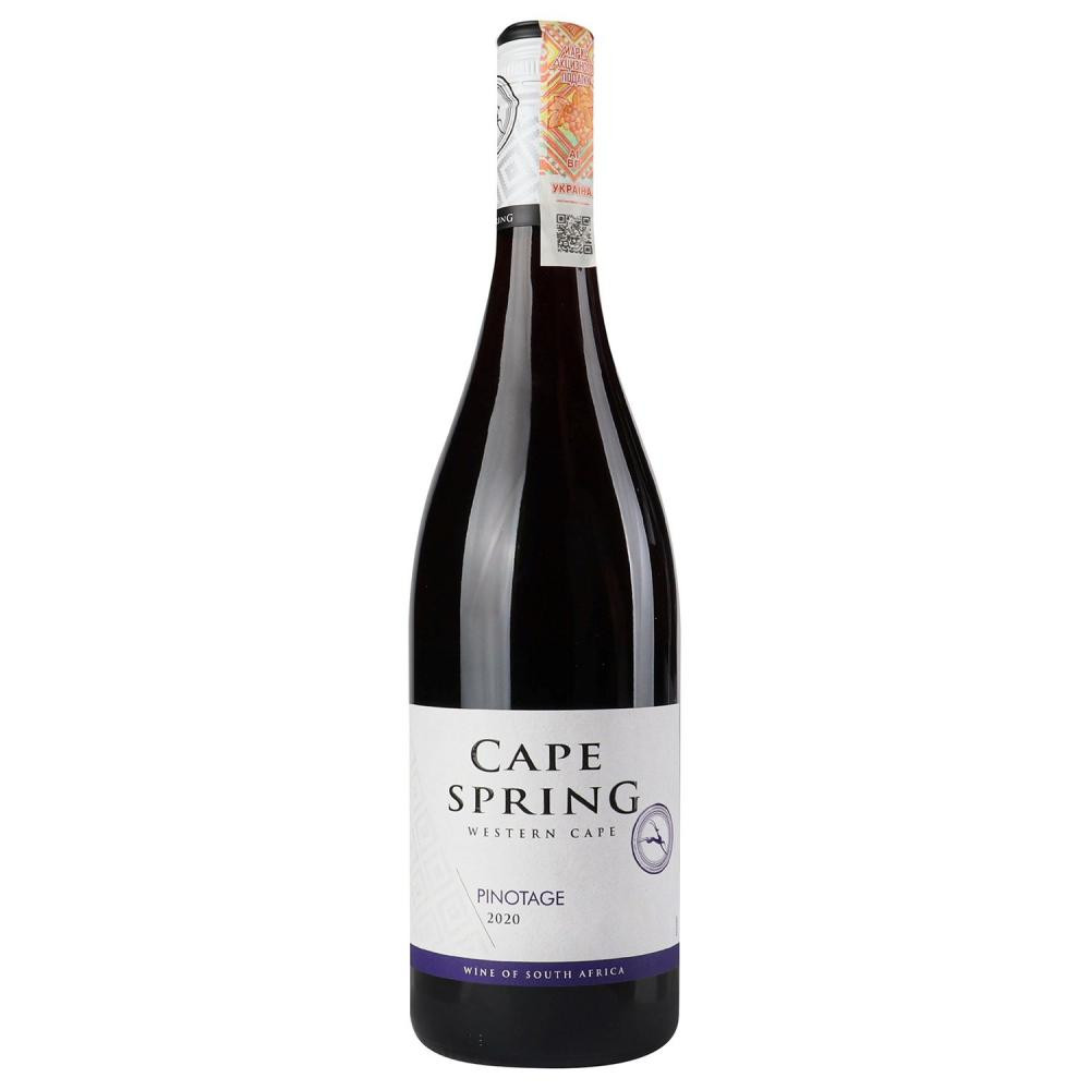 Cape Spring Вино . Пінотаж 2018 червоне 0,75 (3263286347130) - зображення 1