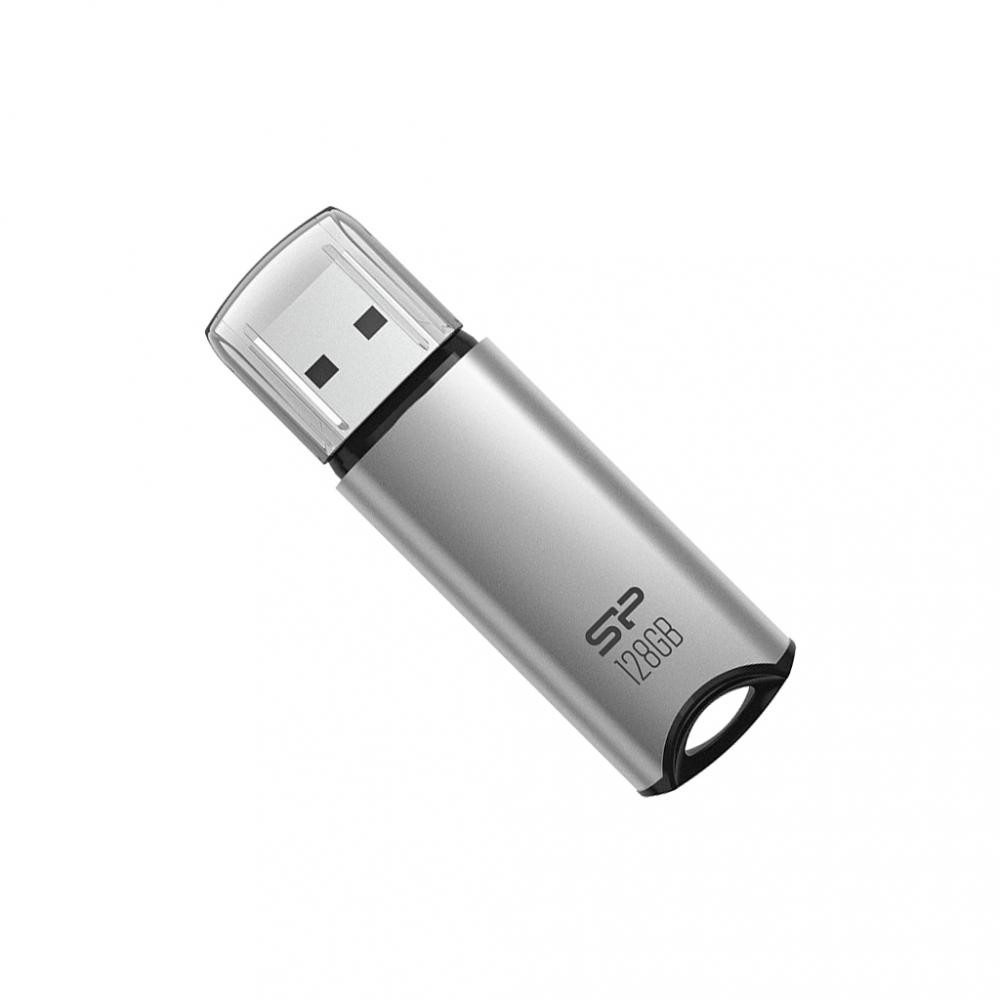 Silicon Power 128 GB Marvel M02 Silver (SP128GBUF3M02V1S) - зображення 1