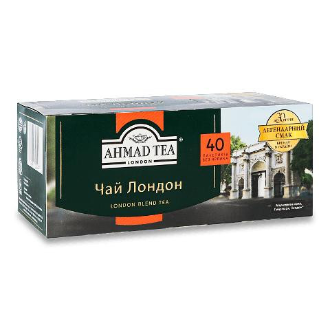 Ahmad Tea Чай чорний  «Лондон» байховий, 40*2 г (0250014448552) - зображення 1