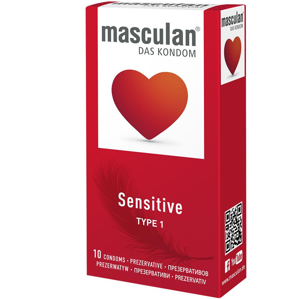 Masculan Sensitive 10 шт (4019042000011) - зображення 1