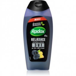 Radox Men Feel Wild гель для душу для обличчя, тіла та волосся для чоловіків 400 мл