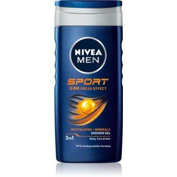 Nivea Men Sport гель для душу з мінералами для чоловіків 250 мл - зображення 1