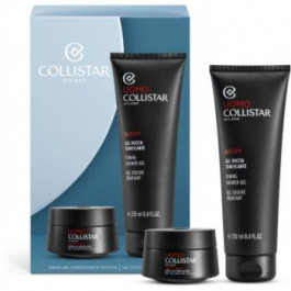 Collistar Uomo Anti-age Energizing Cream Cream-Gel+Toning Shower Gel подарунковий набір