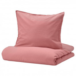 IKEA ANGSLILJA ЕНГСЛІЛЬЯ, 505.376.21, Підковдра+2 наволочки, темно-рожевий, 200х200, 50х60 см