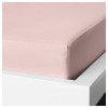IKEA DVALA простыня с резинкой, 80x200, розовый (803.967.66) - зображення 2