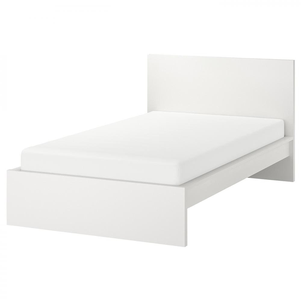 IKEA MALM белая/Luroy, 120х200 (990.095.58) - зображення 1