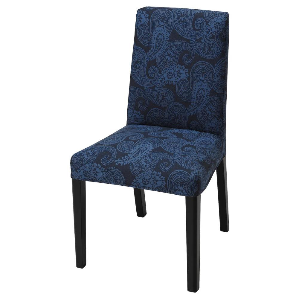 IKEA BERGMUND БЕРГМУНД, 305.136.16, Чохол для стільця, Квіллфорс темно -синій, синій - зображення 1
