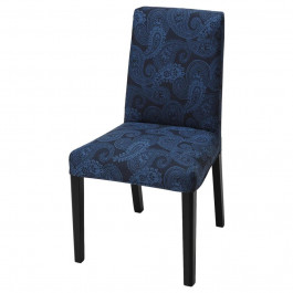 IKEA BERGMUND БЕРГМУНД, 305.136.16, Чохол для стільця, Квіллфорс темно -синій, синій