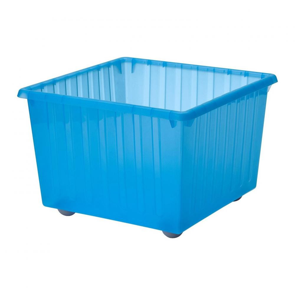 IKEA VESSLA Ящик на колесах, синий (800.985.16) - зображення 1